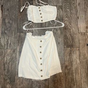 Matching Skylar & Madison cream skirt set
